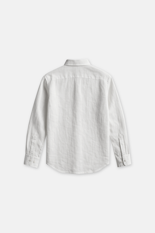 "Pure White" Linen Shirt