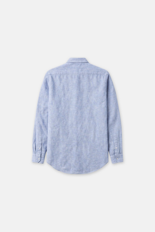 "Skywash Blue" Linen Shirt